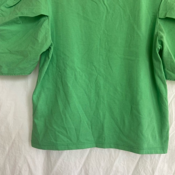 Zara VOLUMINOUS PLEATED TOP Puff  Blouse, Size Small - Picture 11 of 14